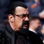 Steven Seagal appeared at Putin&#039;s big Victory Day celebration next to a biker gang